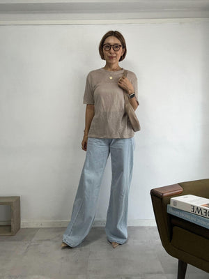 ベーシックリネンカットソー