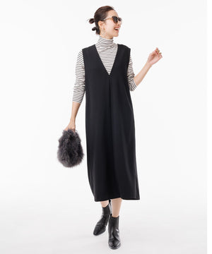 コットンカシミヤ タートルネックカットソー