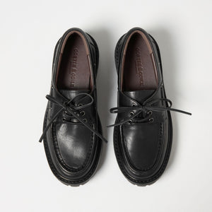 レースアップモカシン フラット45↑