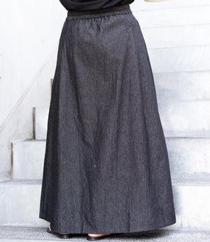 グレースフレアタックデニムスカート