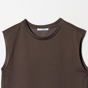 【WEB限定 Wardrobe DAILY MINIMAL】ティアード フレンチスリーブワンピース 接触冷感 吸水速乾