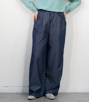 デニムライクイージーパンツ
