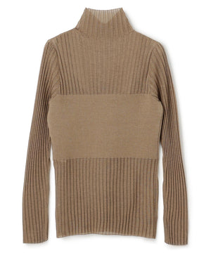 シアーニット コンビトップス