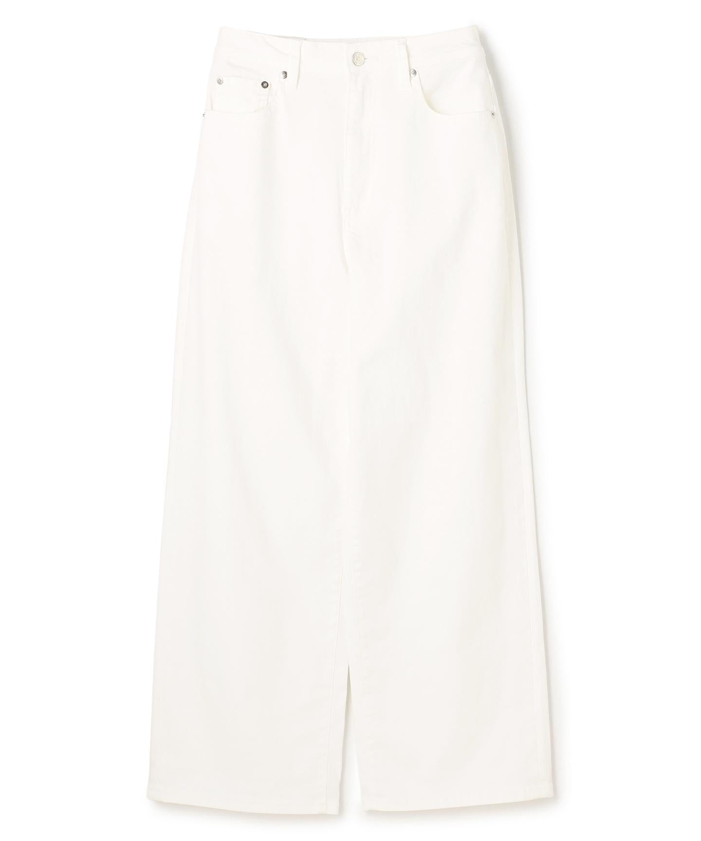 撥水ストレッチ ルーズワイドデニム