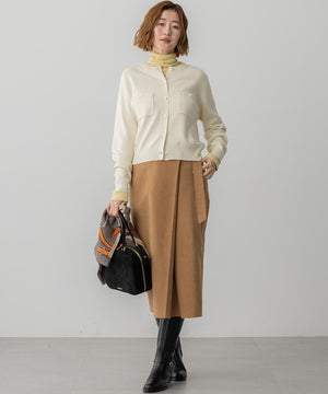 ウールカシミヤ デザイン ストール