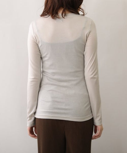 Ｔｅソフトミラノリブプルオーバー