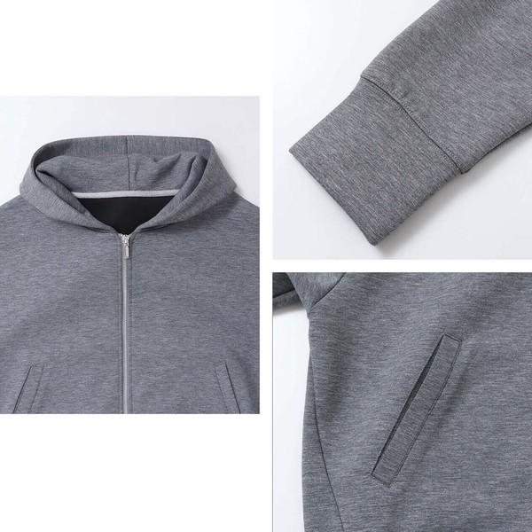 ダブルジップダンボールフーディ