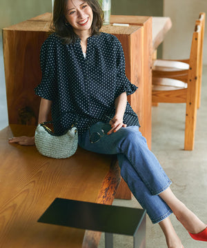 スリムストレート デニム パンツ