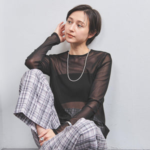 チュール ジャージー カットソー