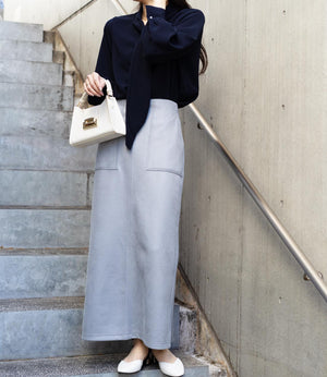 ジョーゼットボウタイブラウス