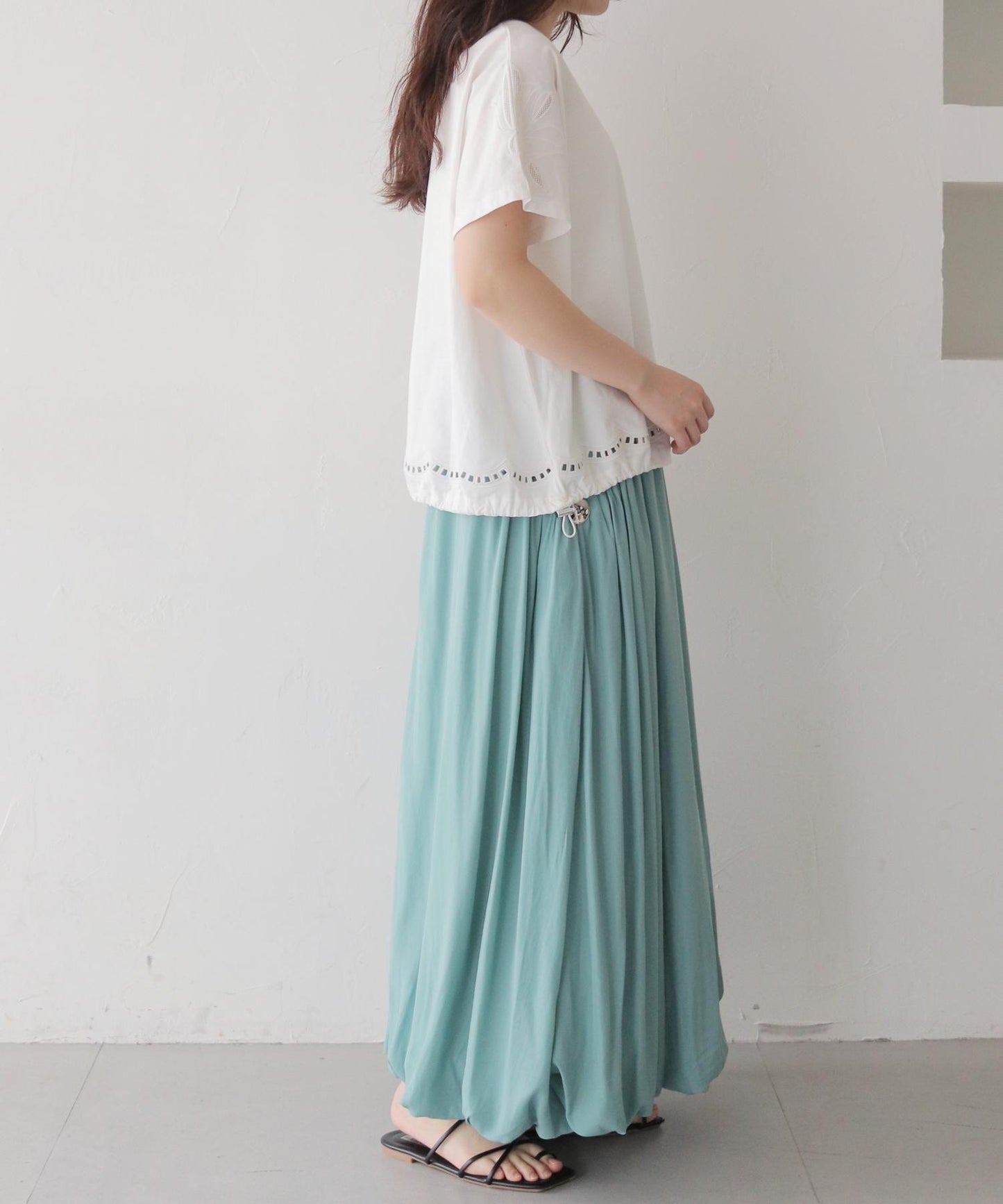 カッティンググドロストTシャツ