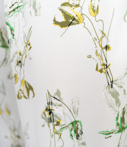 ボタニカル柄イージーパンツ