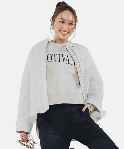 TAIONコラボ キルティングブルゾン