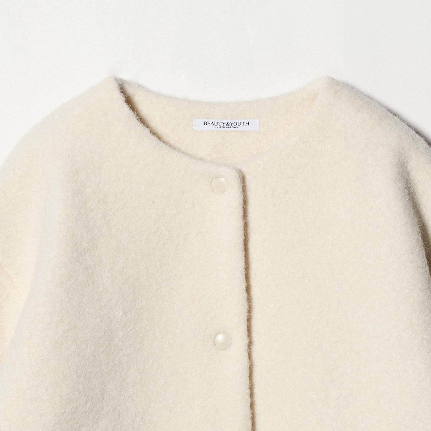 ブークレ ノーカラーブルゾン