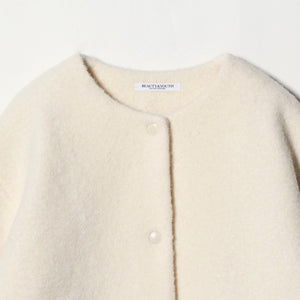 ブークレ ノーカラーブルゾン