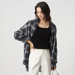 シアー フロッキー タンクトップ