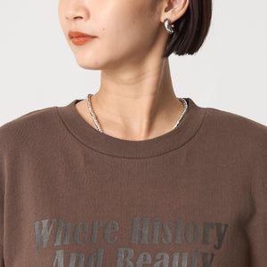 ミュージアム ロゴ スウェット プルオーバー