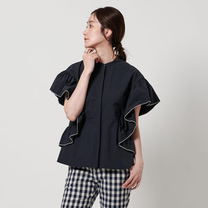 イージー フレアスリーブ ブラウス ‐撥水・UVカット・防シワ‐