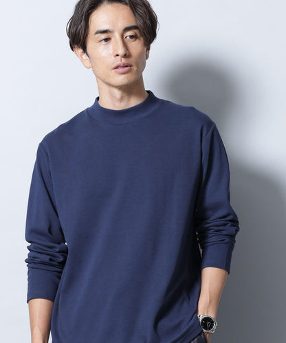 《イヤな臭いを軽減》Anti Smell モックネックロングスリーブＴシャツ