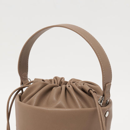 ２WAY 巾着ドロストバケツバッグ