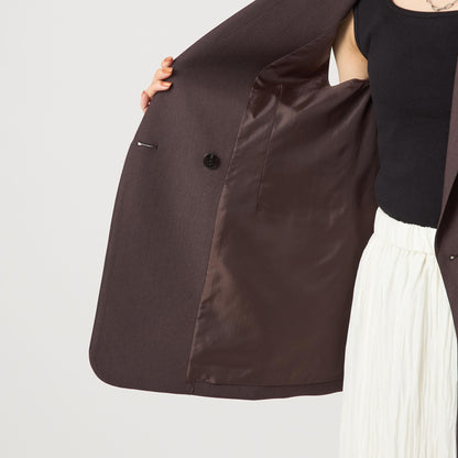 ツイードライク ジレ マシンウォッシャブル 帯電防止