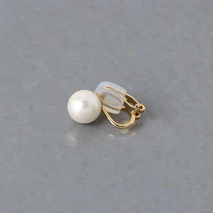 8MM イミテーションパール イヤリング