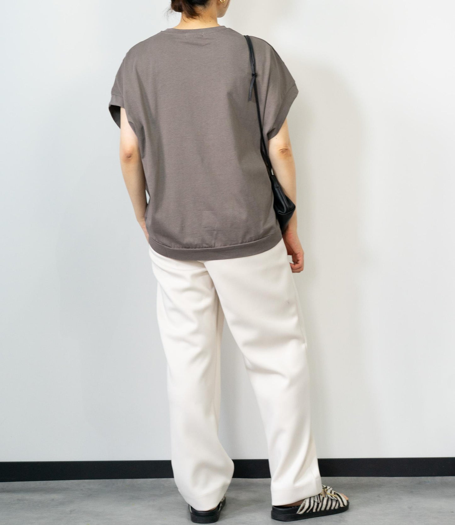 メタリックドルマンカットソー