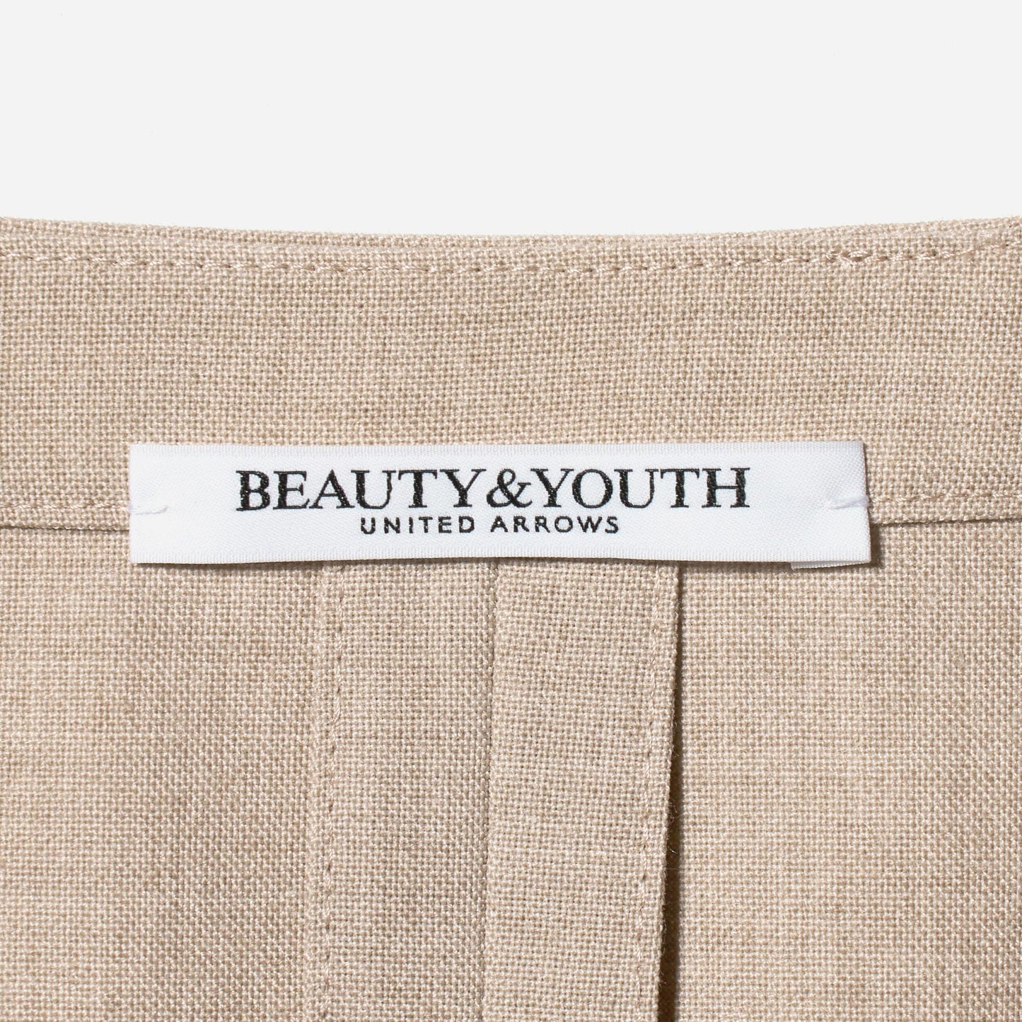 ポリエステルブレンド カラーレス ショートジャケット