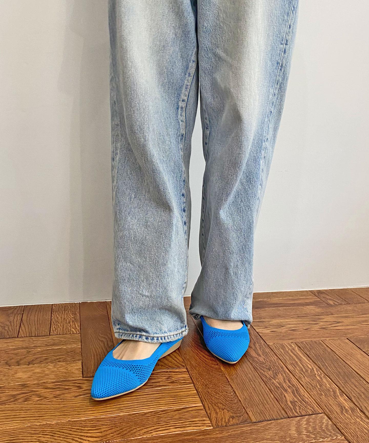 パターンメッシュ パンプス