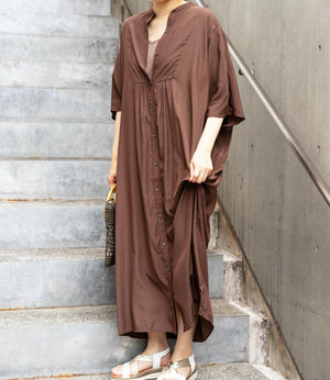 2wayスリーブボクシーワンピース(インナーワンピース付き)