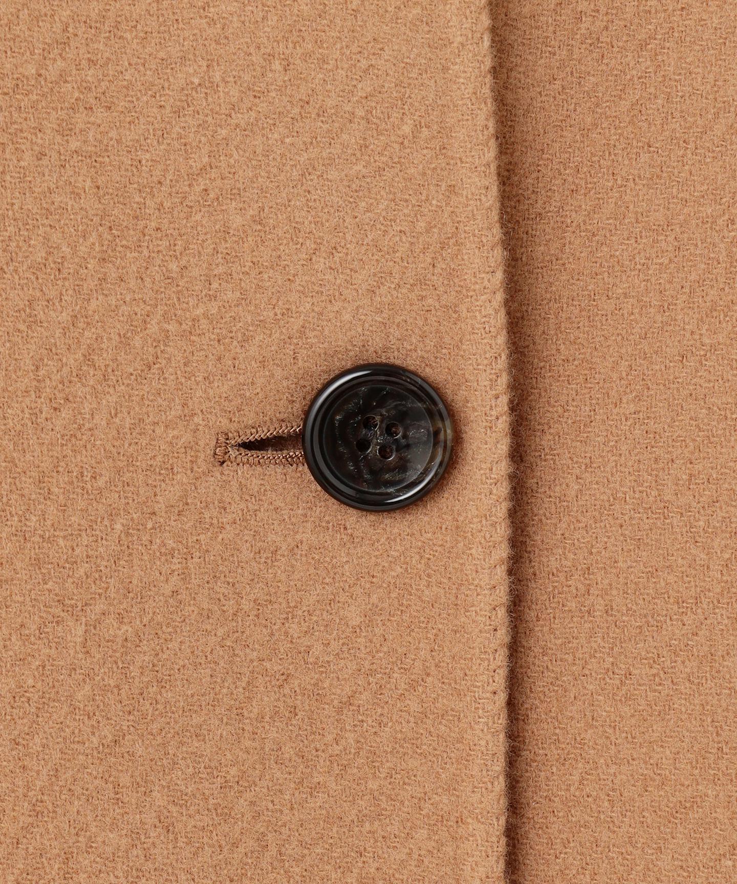 ウールライトリバー ポンチョシルエット コート