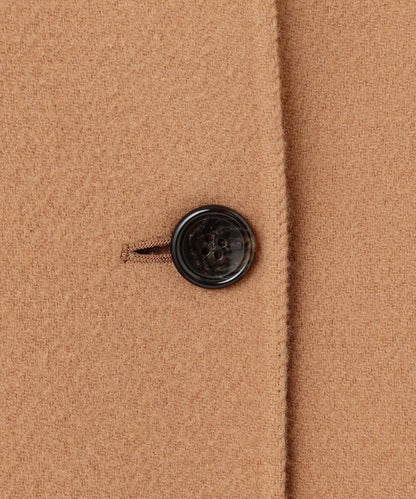 ウールライトリバー ポンチョシルエット コート