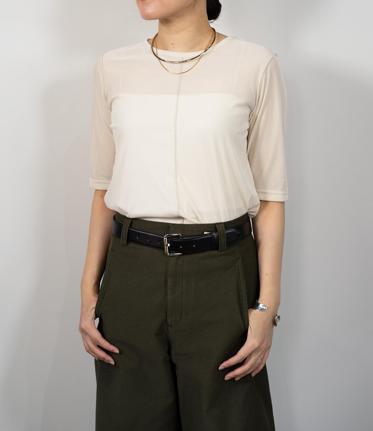 シアーベロア半袖トップス