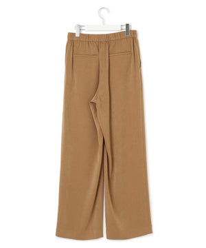 スエーディーサテン ワイド パンツ