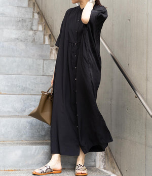 2wayスリーブボクシーワンピース(インナーワンピース付き)