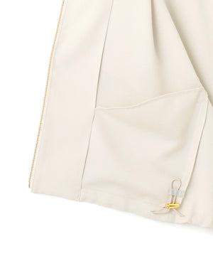 ストレッチジョーゼット フレンチスリーブ ブルゾン