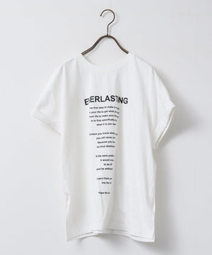前後2wayUSAコットンTシャツ
