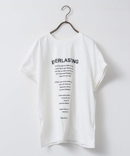 前後2wayUSAコットンTシャツ