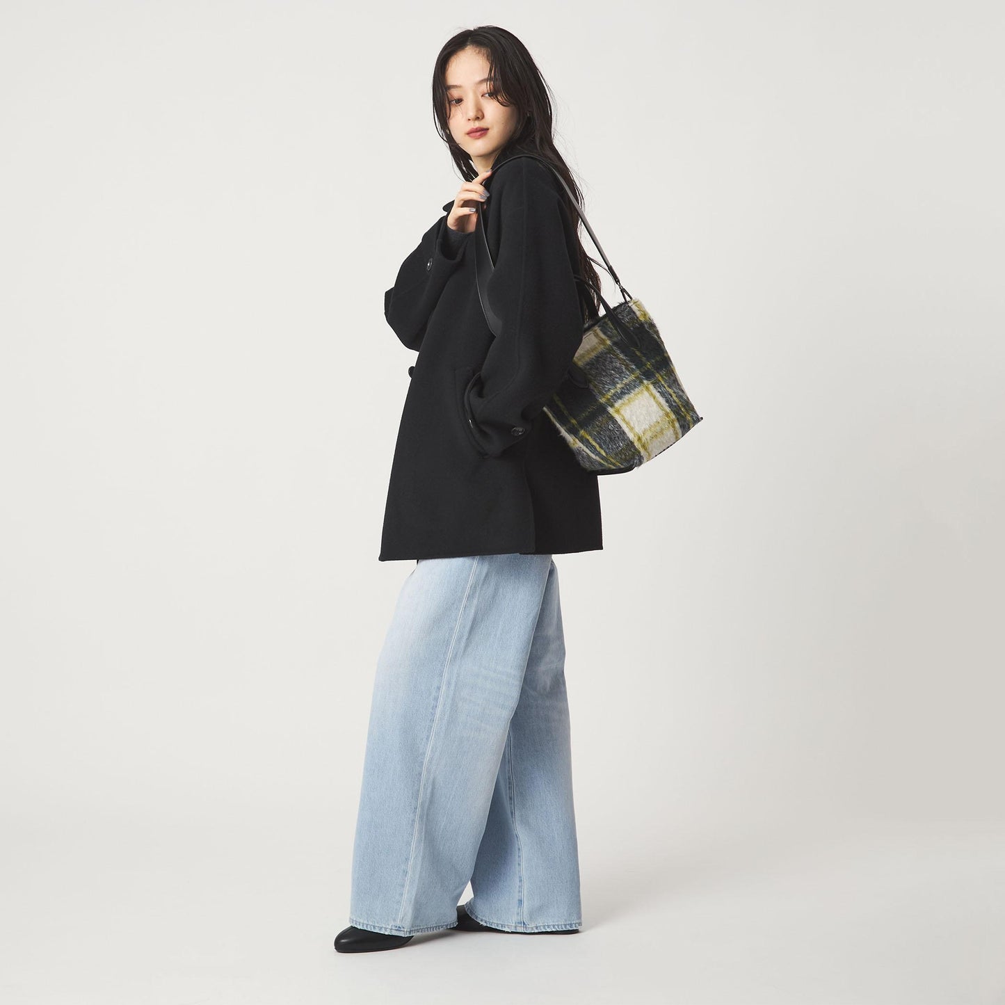 2WAY クロスチェック トートバッグ