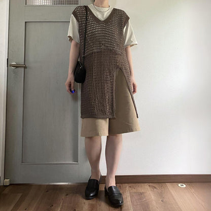 ロングスリットベスト