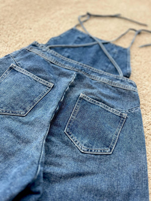 デニムサロペット