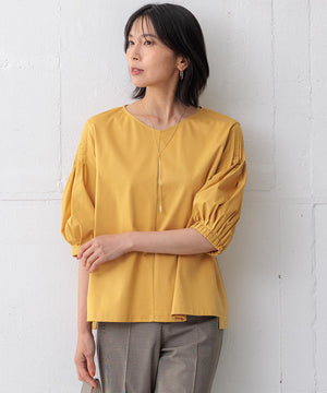 スムースデザイン パフスリーブ カットソー