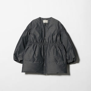 ペプラム ミドル ダウンコート