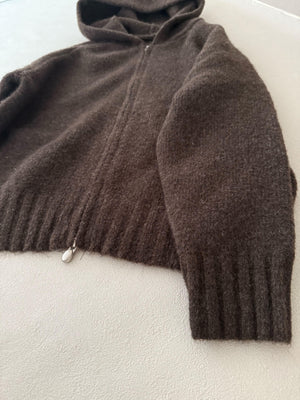 ダブルジップフーディーニットアップ