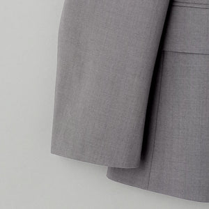 カットオフ カラーレス ジャケット