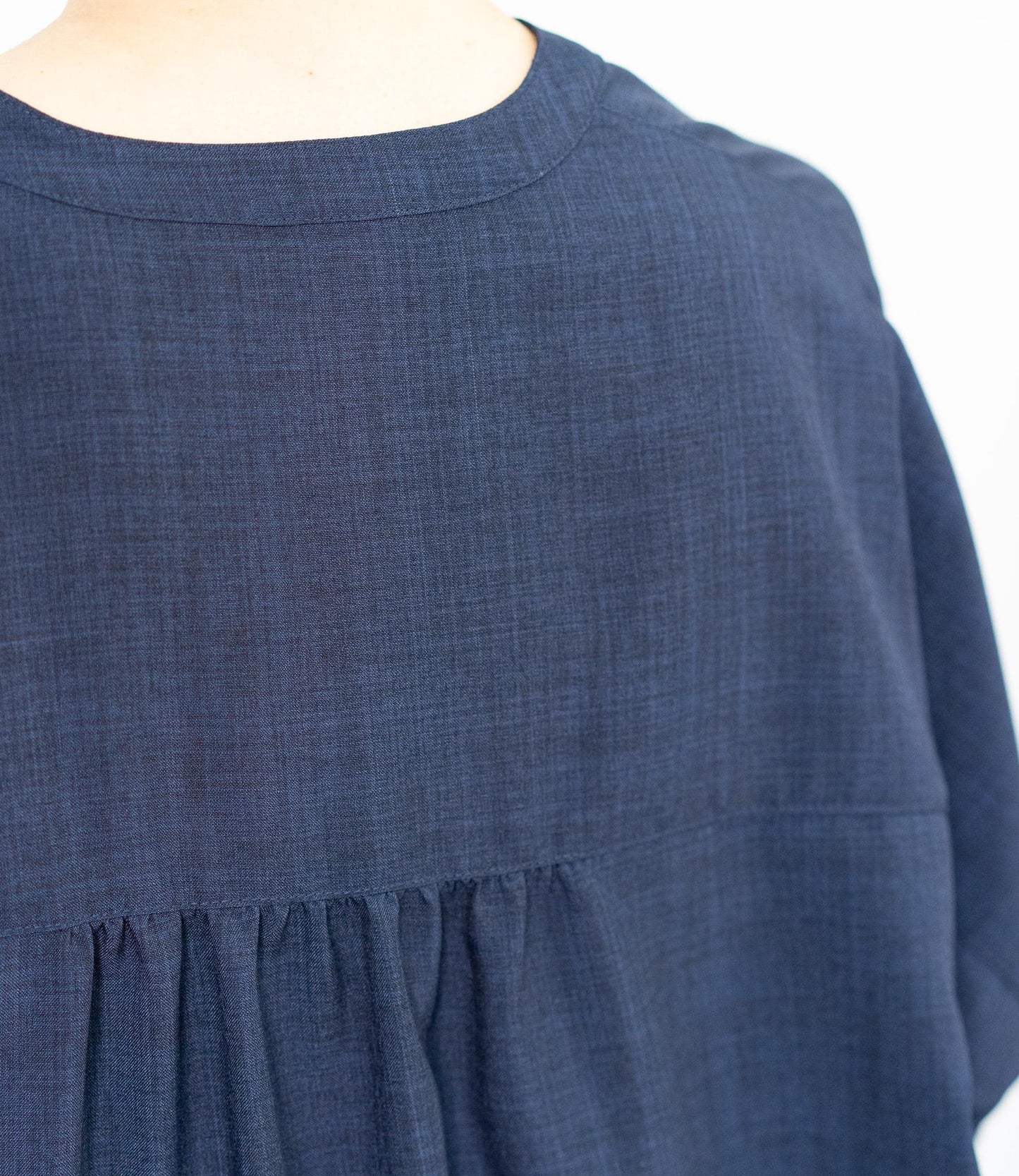 レースドッキングスキッパーブラウス