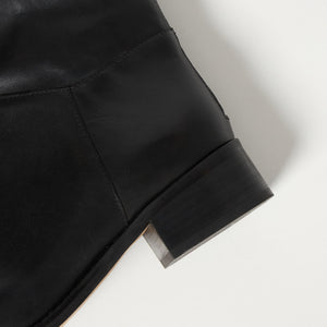 バックジップ ロングブーツ