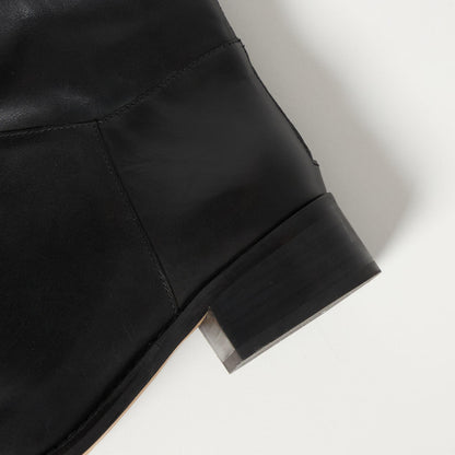 バックジップ ロングブーツ