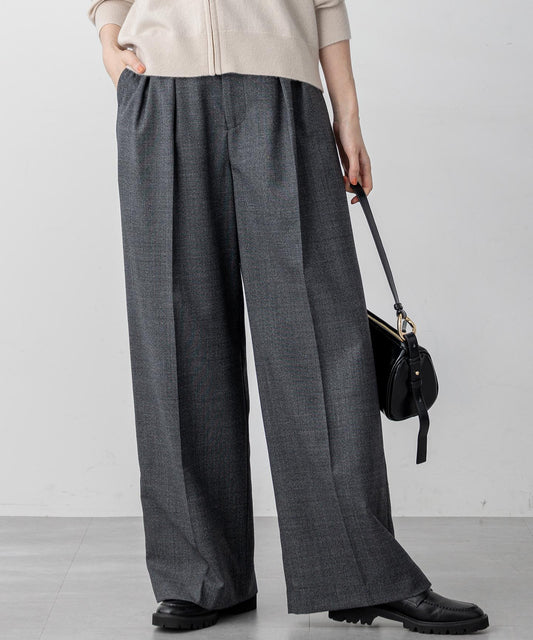 TWサキソニー タックワイド パンツ