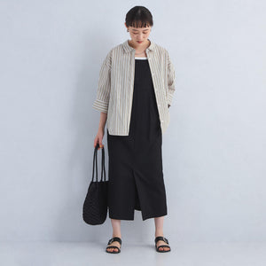 ストライプ ドルマン シャツ